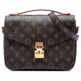 Sac à main Louis Vuitton Monogram Pochette Metis marron Marron