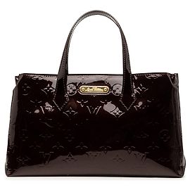 Bolsa Louis Vuitton Monogram Vernis Wilshire PM roxa Roxo