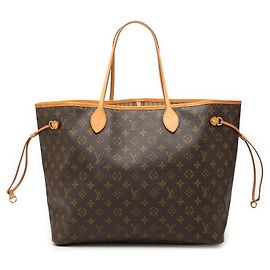 Sac cabas Louis Vuitton Monogram Neverfull GM marron Marron
