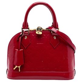 Bolso Alma BB Monogram Vernis rojo Louis Vuitton Roja