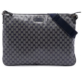 Borsa a tracolla Gucci GG Crystal marrone Marrone