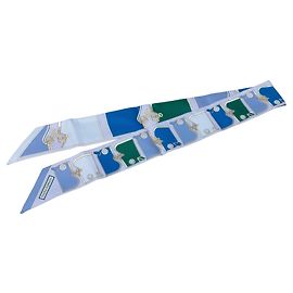 Hermès Seidentuch Twilly blau Camails Blau