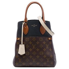 Borsa Louis Vuitton Monogram Fold Tote MM marrone Marrone