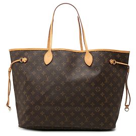 Sac cabas Louis Vuitton Monogram Neverfull GM marron Marron