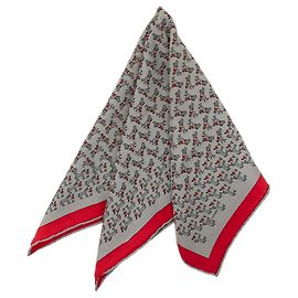 Hermès Rodeo Seidentuch Grau 40 Scarves Grau