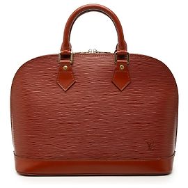 Bolsa Louis Vuitton Epi Alma PM marrom Marrom