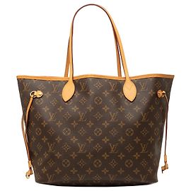 Bolsa Tote Louis Vuitton Monogram Neverfull MM marrom Marrom