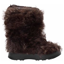 Brown Prada Sport Fur Boots Size 37 Brown
