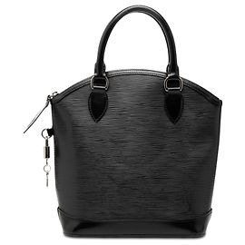 Borsa a mano verticale Epi Lockit nera Louis Vuitton Nero