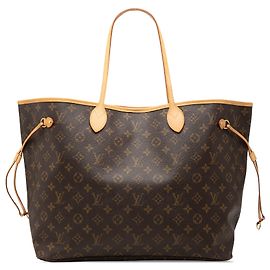 Borsa Tote Louis Vuitton Monogram Neverfull GM marrone Marrone