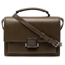 Bolsa Bellechasse em couro de bezerro marrom Saint Laurent Medium Marrom