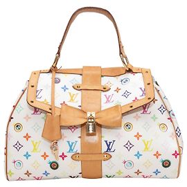 Bolsa Louis Vuitton x Murakami Sac Retro GM Eye Love You Branca e Multicolorida Branco