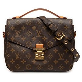 Sac à main Louis Vuitton Monogram Pochette Metis marron Marron