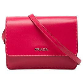 Bolsa transversal Prada Box Calf rosa Rosa