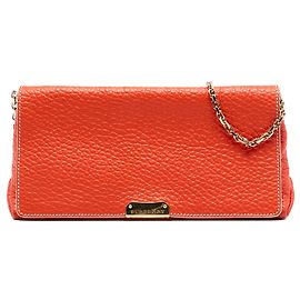 Bolsa transversal Mildenhall em couro de bezerro de grão médio laranja Burberry Tamanho Medium Laranja