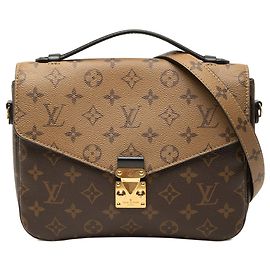 Sac à main Louis Vuitton Monogram Reverse Pochette Metis marron Marron