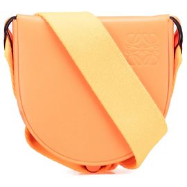 Bolsa transversal LOEWE Small Soft Calfskin Heel Pouch Laranja Laranja