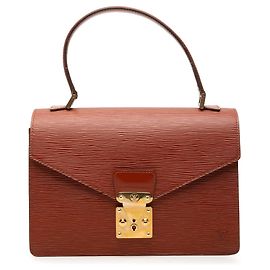 Sac à main Louis Vuitton Epi Concorde marron Marron