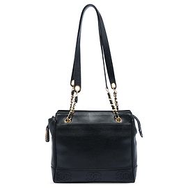 Tote Chanel Triple CC Caviar Nero Nero