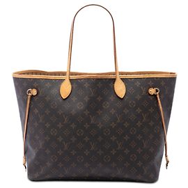 Bolsa Tote Louis Vuitton Monogram Neverfull MM marrom Marrom