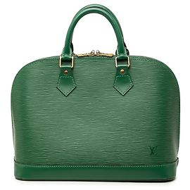 Sac à main Louis Vuitton Epi Alma PM vert Vert