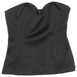 Top corset bustier noir Lanvin Taille FR 34 Noir