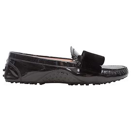 Mocassini Tod's in vernice nera Taglia 39.5 Nero