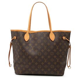 Sac cabas Louis Vuitton Monogram Neverfull MM marron Marron