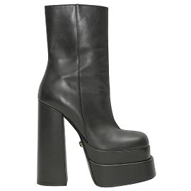 Bottines à plateforme noires Versace Taille 37 Noir