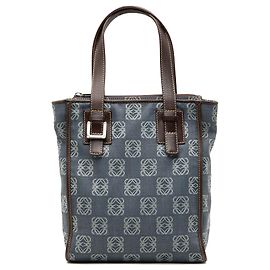 Tote em denim azul com o Anagram LOEWE Azul