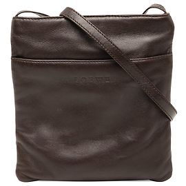 Bolsa transversal de couro nappa marrom LOEWE Marrom