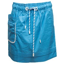 Blue & White Fendi Drawstring Skirt Size US S Blue
