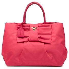 Tote Prada Tessuto Fiocco Bow Rose Rose
