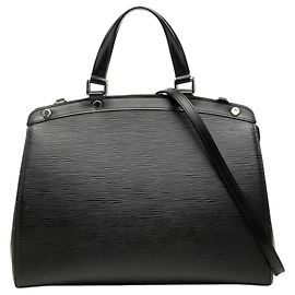 Borsa Louis Vuitton Epi Brea MM nera Nero