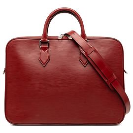 Business Tasche Louis Vuitton Epi Dandy MM Rot Rot
