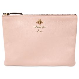 Pochette Blind For Love en cuir rose Gucci Rose