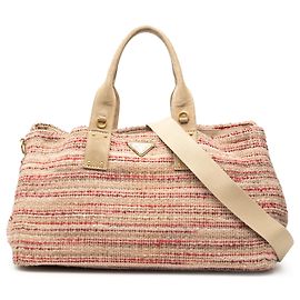 Multi Prada Tweed Satchel Multiple colors