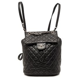 Mochila Chanel Small Lambskin Urban Spirit negra Negro