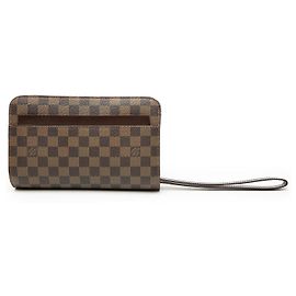 Pochette Louis Vuitton Damier Ebene Saint Louis Marrone Marrone