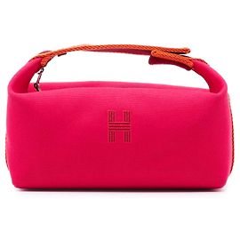 Estojo Hermès Small Canvas Bride A Brac Rosa Rosa