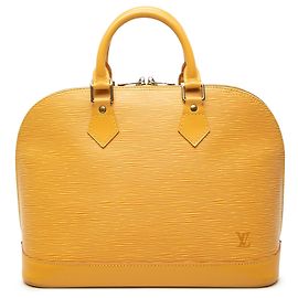 Bolso Louis Vuitton Epi Alma PM Amarillo Amarillo
