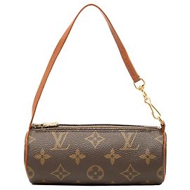 Bolsa de mão Louis Vuitton Monogram Papillon marrom Marrom