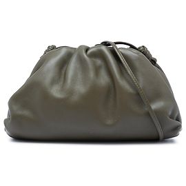 Borsa a tracolla The Mini Pouch in agnello marrone Bottega Veneta Marrone