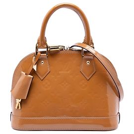 Bolsa Louis Vuitton Monogram Vernis Alma BB marrom Marrom