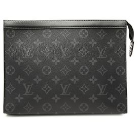 Pochette Voyage MM Monogram Eclipse noire Louis Vuitton Noir