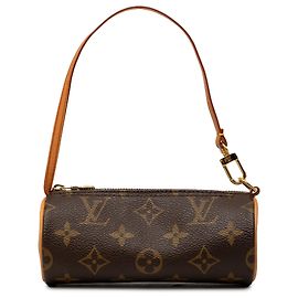 Bolsa de mão Louis Vuitton Monogram Papillon marrom Marrom