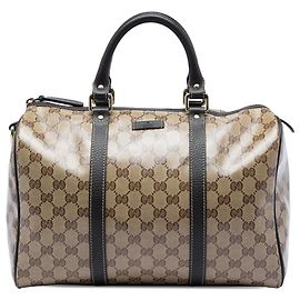 Sac Boston Gucci Medium GG Crystal Joy beige Beige