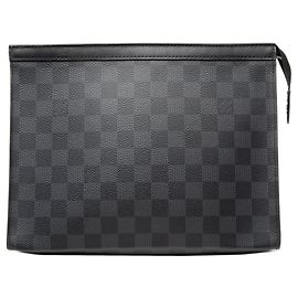 Pochette Voyage MM Damier Graphite nera Louis Vuitton Nero