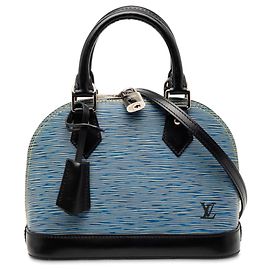 Sac à main Alma BB en Epi Denim bleu Louis Vuitton Bleu
