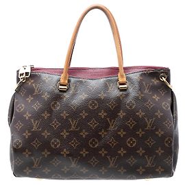 Bolsa Louis Vuitton Monogram Pallas MM marrom Marrom
